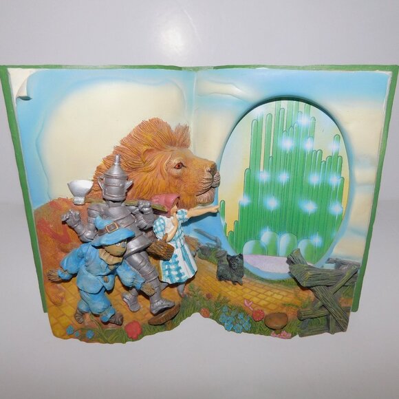 Vintage The Wizard of Oz 3D Storybook Picture Frame 9" x 6.25" - Picture 1 of 9